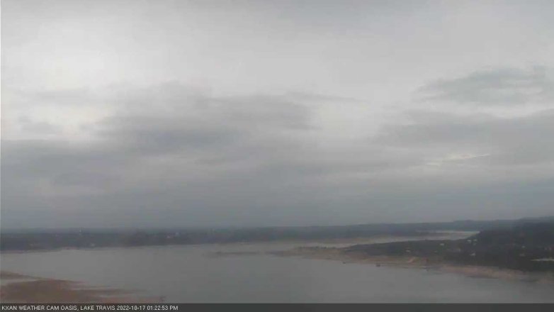Lake Travis webcam, October 17, 2022 1:25 PM CT