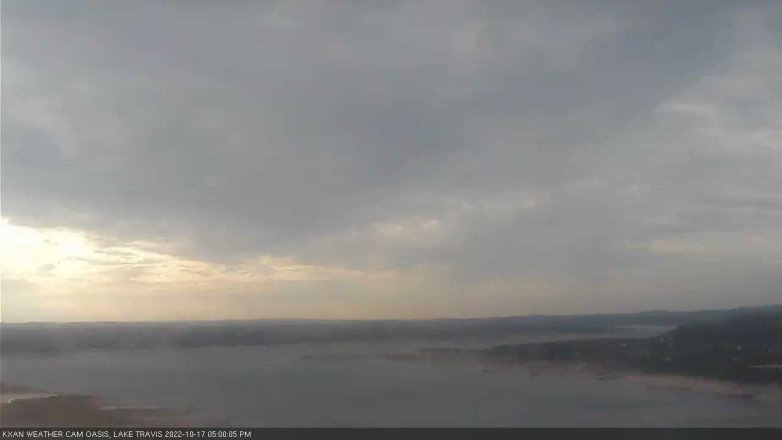 Lake Travis webcam, October 17, 2022 5:00 PM CT