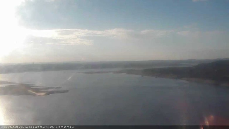 Lake Travis webcam, October 17, 2022 5:45 PM CT