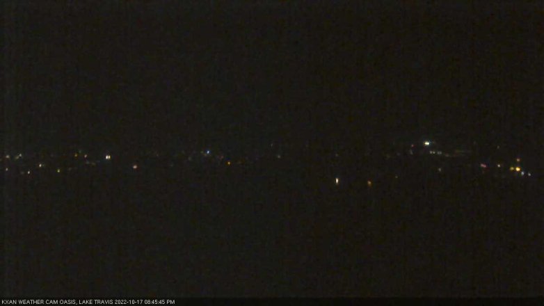 Lake Travis webcam, October 17, 2022 8:45 PM CT