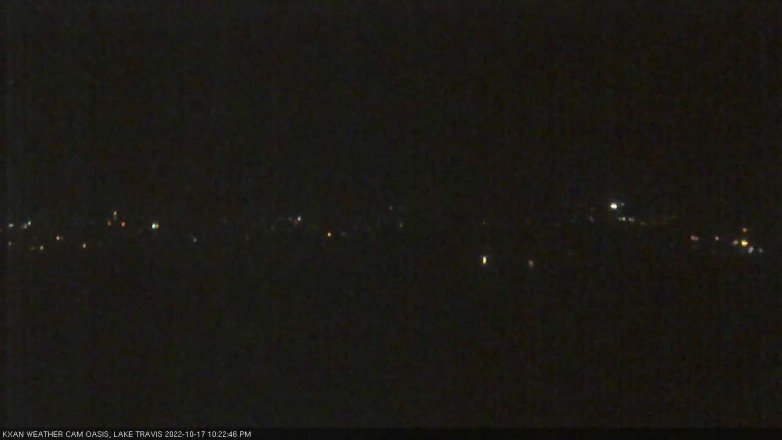 Lake Travis webcam, October 17, 2022 10:25 PM CT
