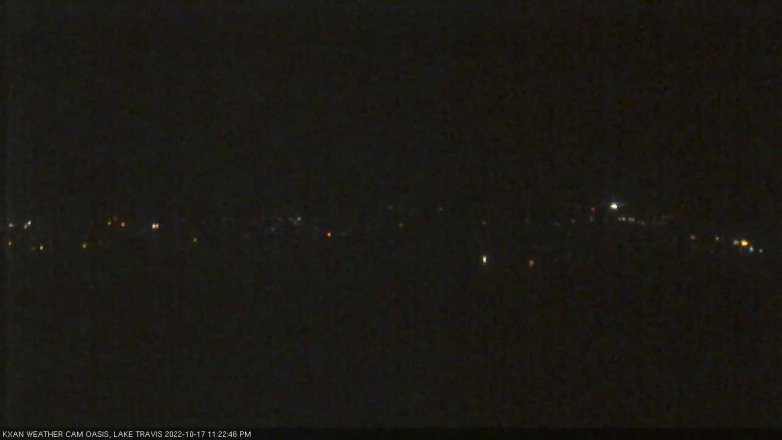 Lake Travis webcam, October 17, 2022 11:25 PM CT