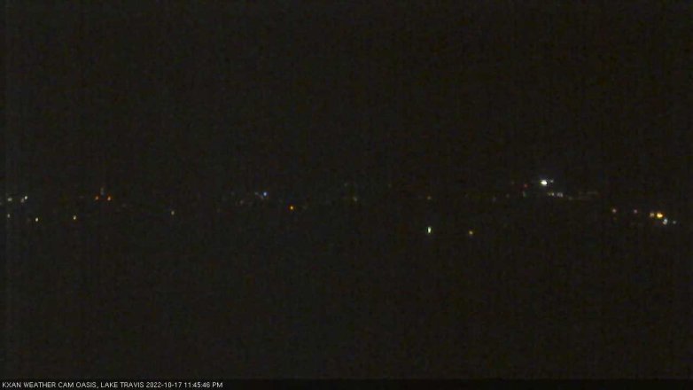 Lake Travis webcam, October 17, 2022 11:45 PM CT