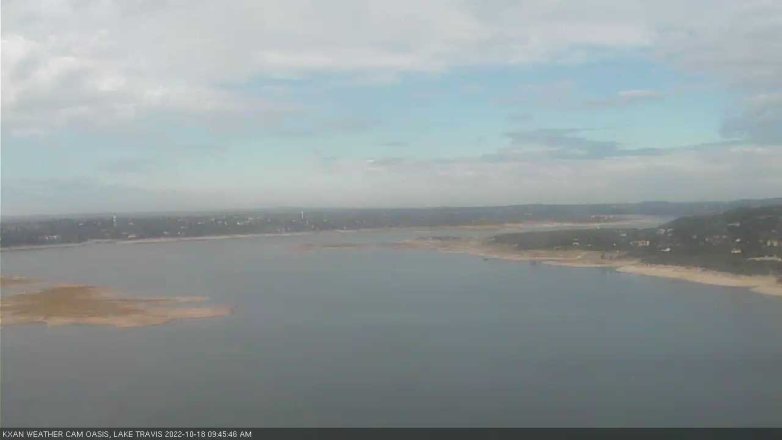 Lake Travis webcam, October 18, 2022 9:45 AM CT