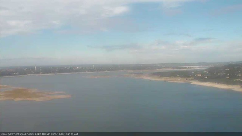 Lake Travis webcam, October 18, 2022 10:00 AM CT