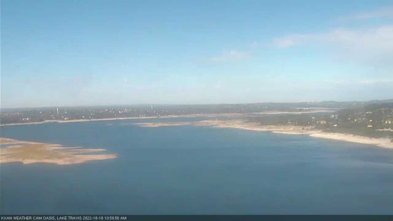 Lake Travis webcam, October 18, 2022 11:00 AM CT
