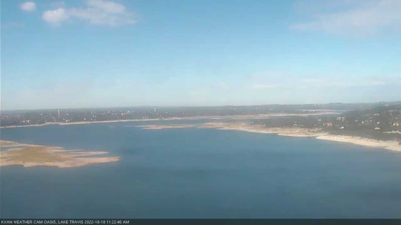 Lake Travis webcam, October 18, 2022 11:25 AM CT