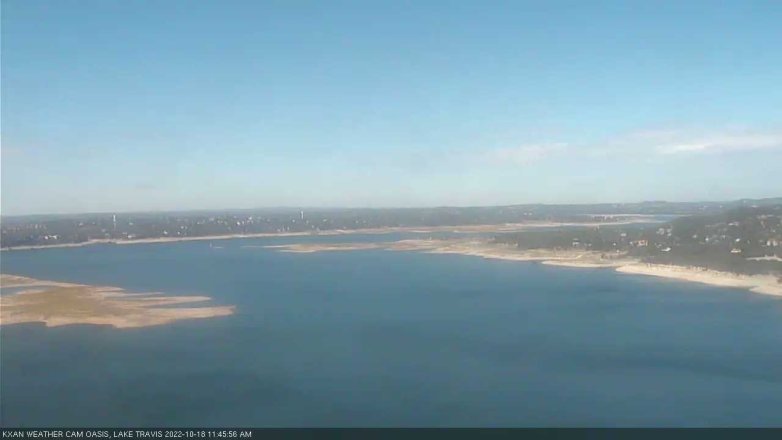 Lake Travis webcam, October 18, 2022 11:45 AM CT
