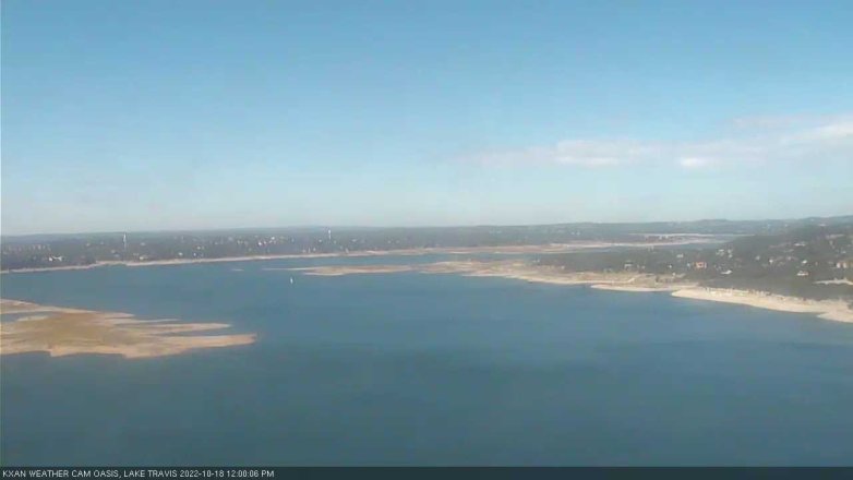 Lake Travis webcam, October 18, 2022 12:00 PM CT