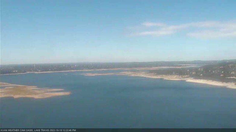 Lake Travis webcam, October 18, 2022 12:25 PM CT