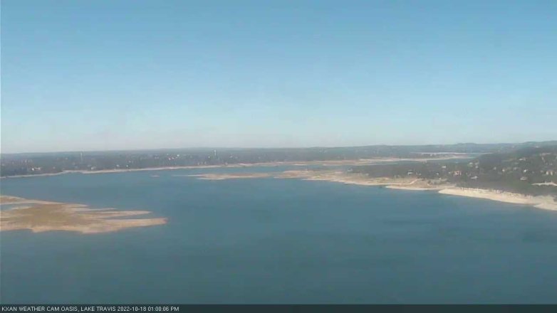 Lake Travis webcam, October 18, 2022 1:00 PM CT