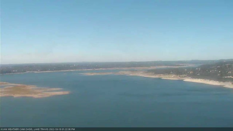 Lake Travis webcam, October 18, 2022 1:25 PM CT