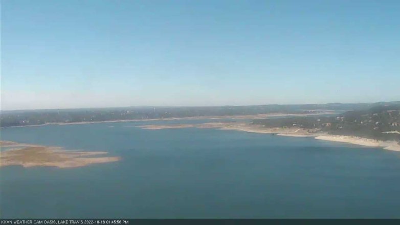 Lake Travis webcam, October 18, 2022 1:45 PM CT