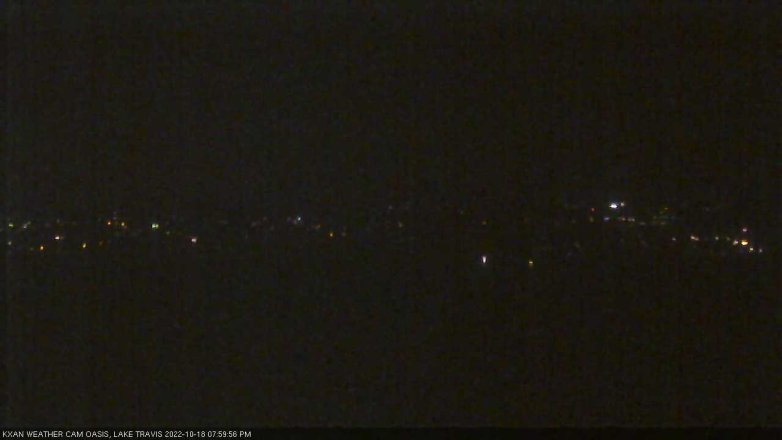 Lake Travis webcam, October 18, 2022 8:00 PM CT