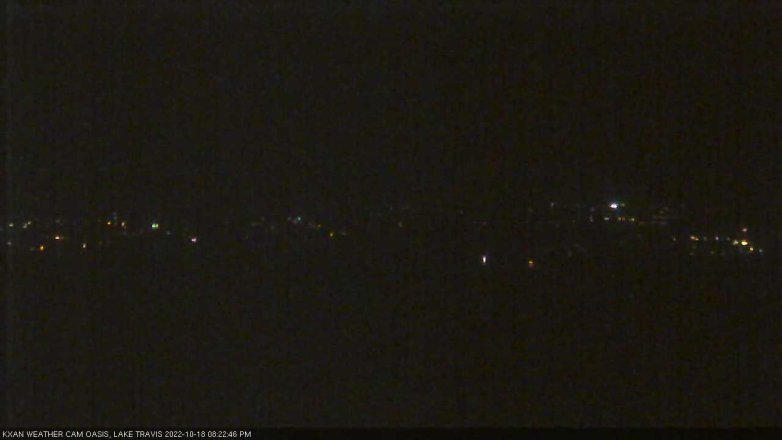 Lake Travis webcam, October 18, 2022 8:25 PM CT