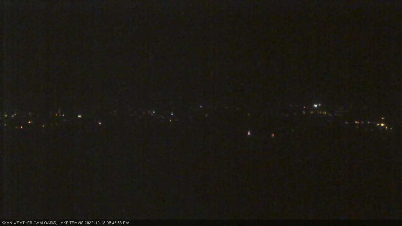 Lake Travis webcam, October 18, 2022 8:45 PM CT