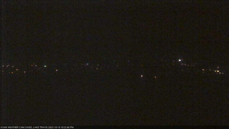 Lake Travis webcam, October 18, 2022 10:25 PM CT