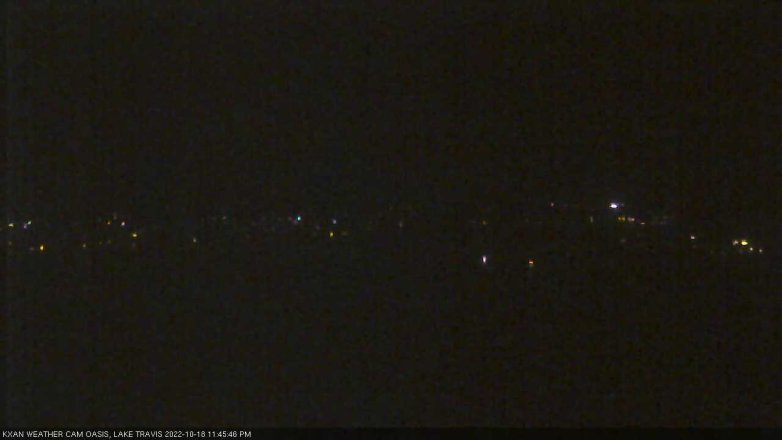 Lake Travis webcam, October 18, 2022 11:45 PM CT