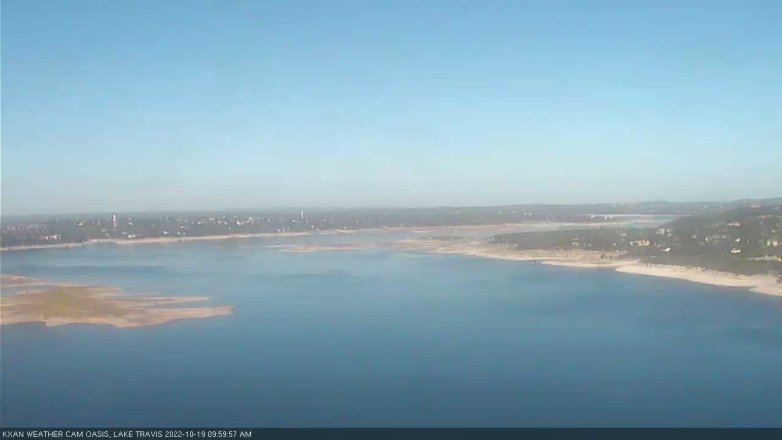 Lake Travis webcam, October 19, 2022 10:00 AM CT