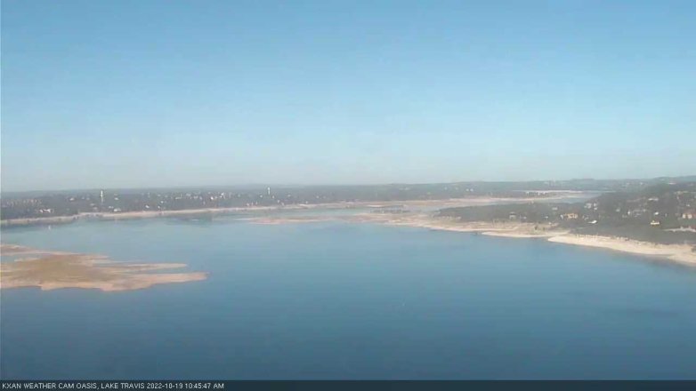 Lake Travis webcam, October 19, 2022 10:45 AM CT