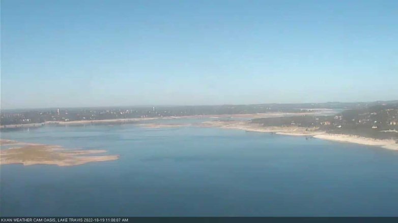 Lake Travis webcam, October 19, 2022 11:00 AM CT