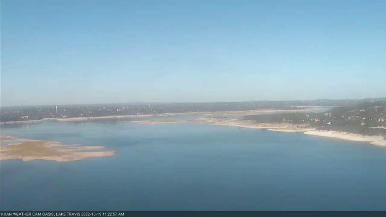 Lake Travis webcam, October 19, 2022 11:25 AM CT