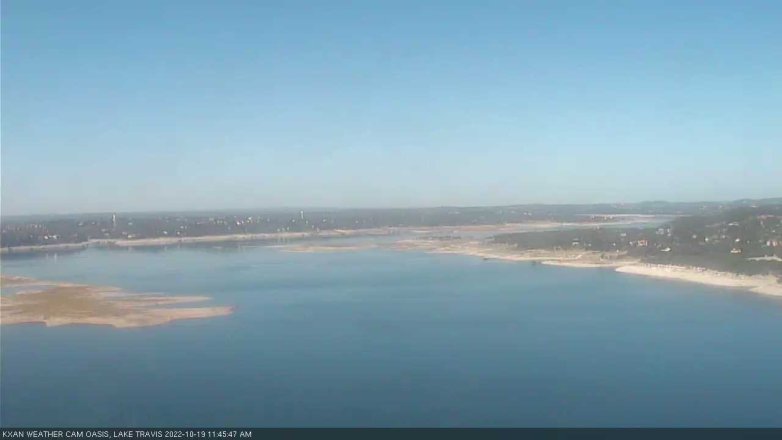 Lake Travis webcam, October 19, 2022 11:45 AM CT