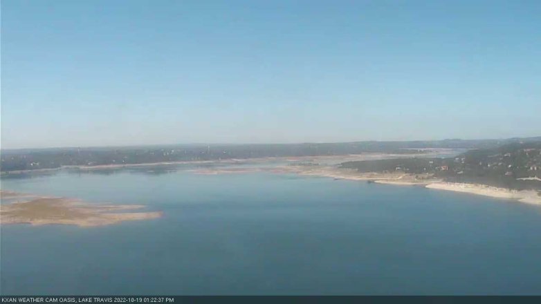 Lake Travis webcam, October 19, 2022 1:25 PM CT