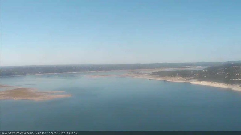 Lake Travis webcam, October 19, 2022 2:00 PM CT