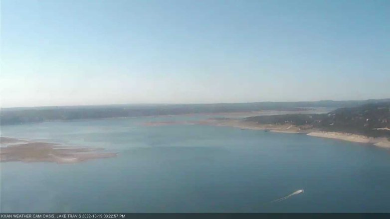 Lake Travis webcam, October 19, 2022 3:25 PM CT
