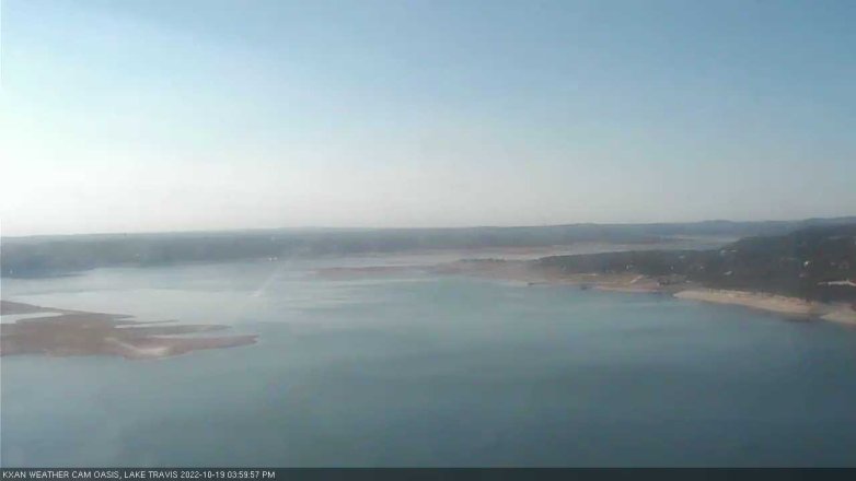 Lake Travis webcam, October 19, 2022 4:00 PM CT