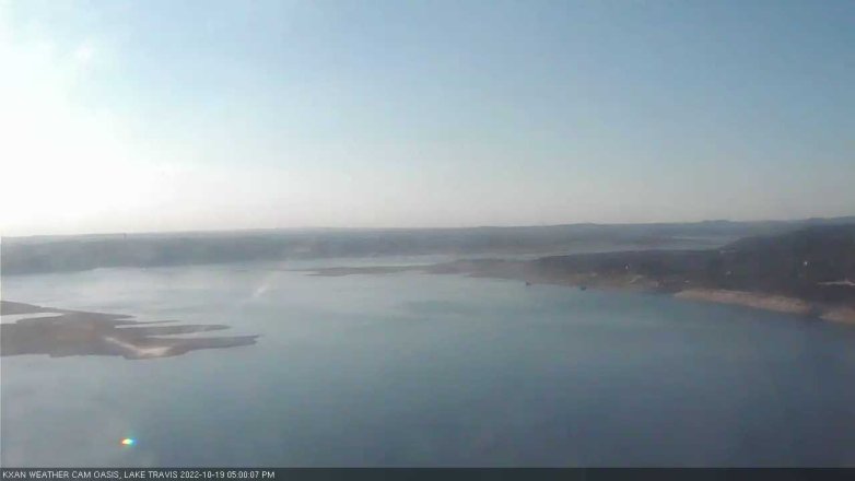 Lake Travis webcam, October 19, 2022 5:00 PM CT