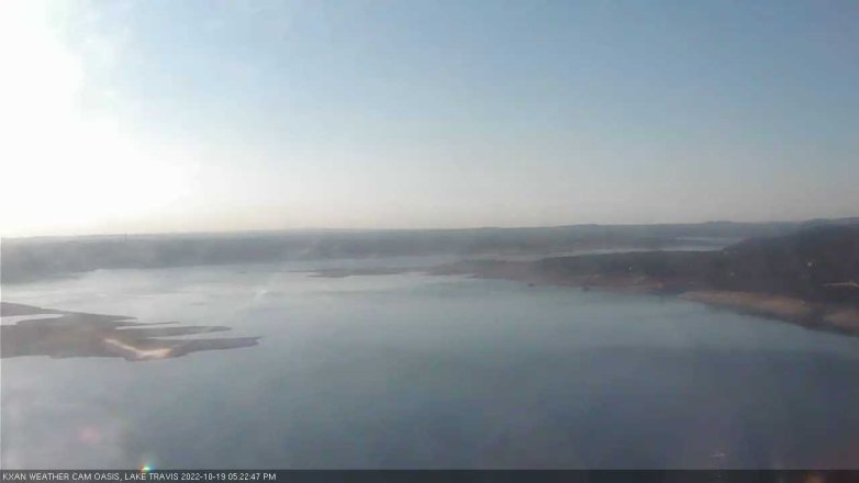 Lake Travis webcam, October 19, 2022 5:25 PM CT