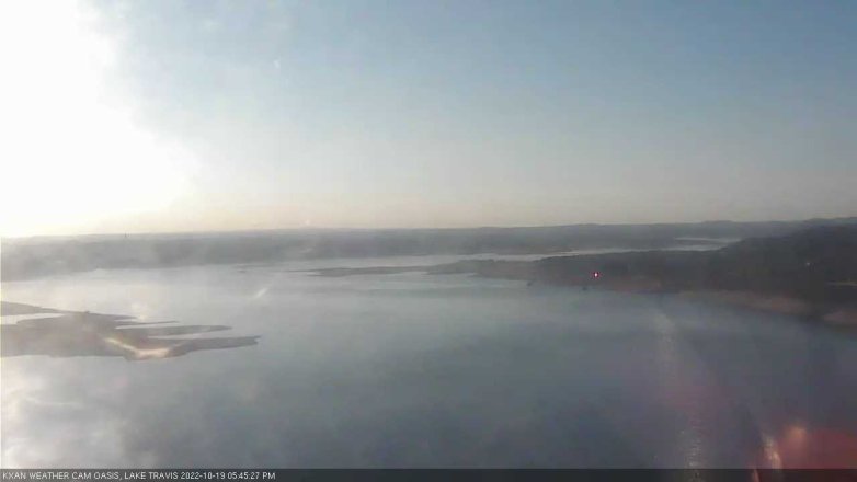 Lake Travis webcam, October 19, 2022 5:45 PM CT