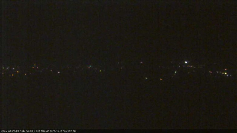 Lake Travis webcam, October 19, 2022 8:45 PM CT