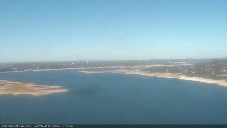 Lake Travis webcam, October 20, 2022 11:25 AM CT