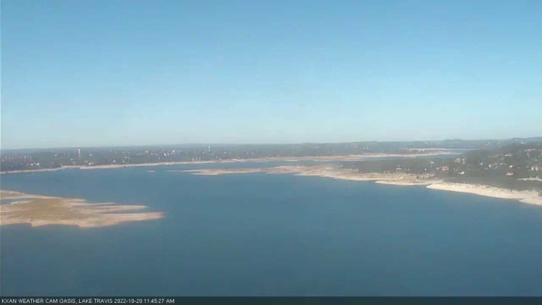 Lake Travis webcam, October 20, 2022 11:45 AM CT