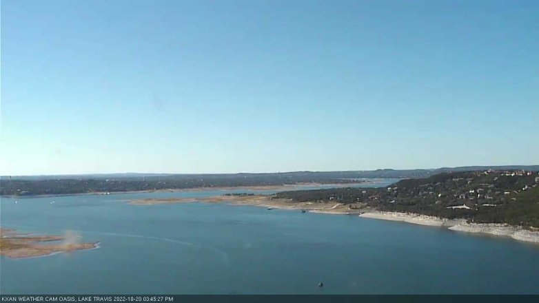 Lake Travis webcam, October 20, 2022 3:45 PM CT