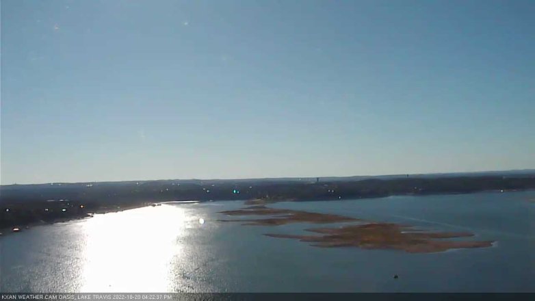 Lake Travis webcam, October 20, 2022 4:25 PM CT