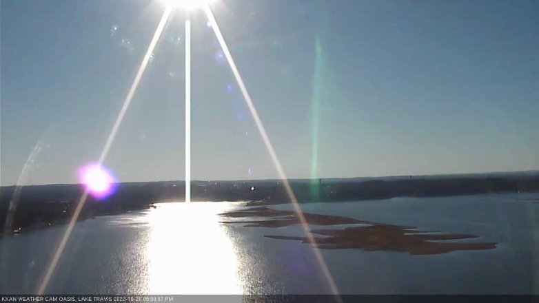 Lake Travis webcam, October 20, 2022 5:00 PM CT