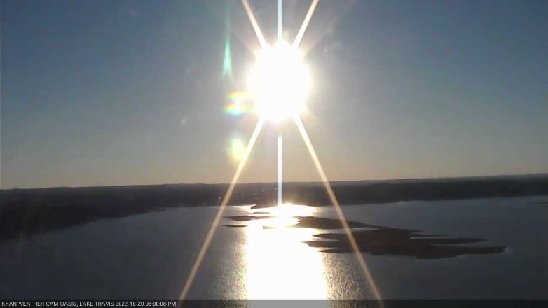 Lake Travis webcam, October 20, 2022 6:00 PM CT