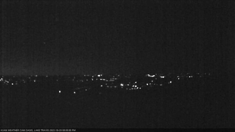 Lake Travis webcam, October 20, 2022 8:00 PM CT