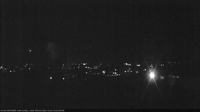 Lake Travis webcam, October 20, 2022 10:25 PM CT