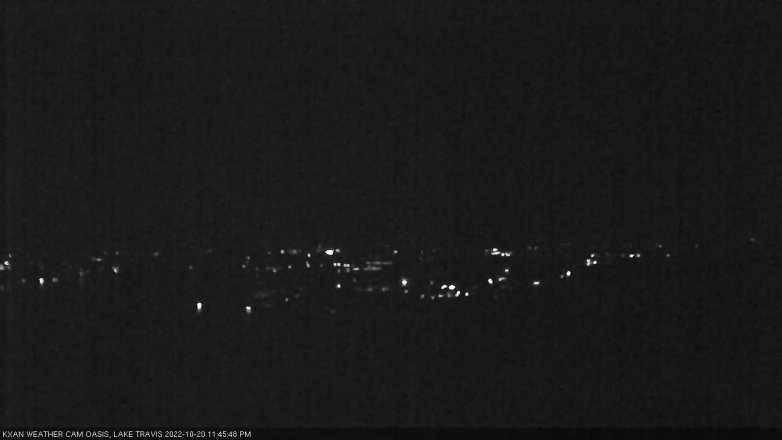 Lake Travis webcam, October 20, 2022 11:45 PM CT