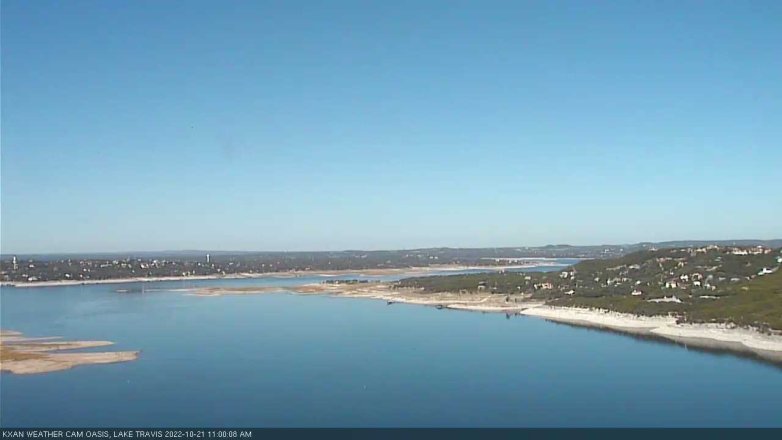 Lake Travis webcam, October 21, 2022 11:00 AM CT