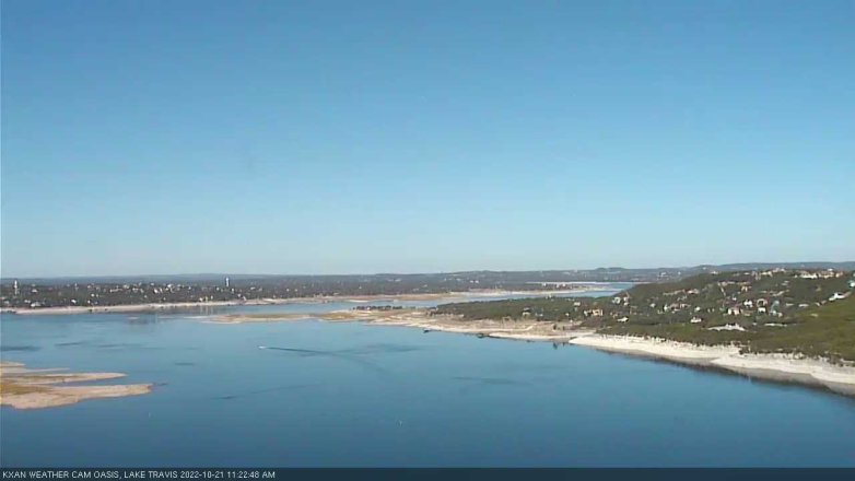 Lake Travis webcam, October 21, 2022 11:25 AM CT