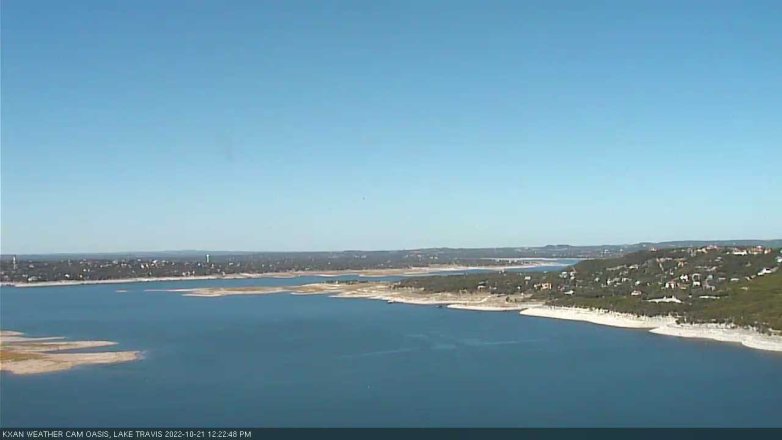 Lake Travis webcam, October 21, 2022 12:25 PM CT