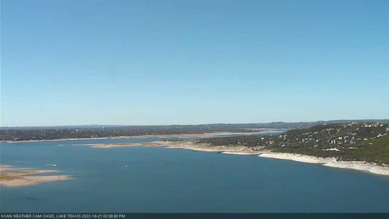Lake Travis webcam, October 21, 2022 2:00 PM CT
