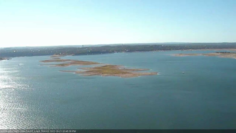 Lake Travis webcam, October 21, 2022 3:45 PM CT