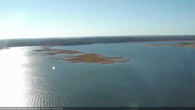 Lake Travis webcam, October 21, 2022 4:25 PM CT